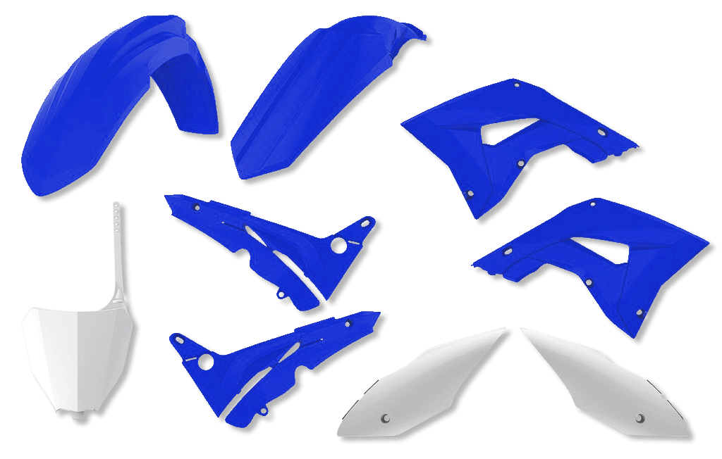 plastiche blu