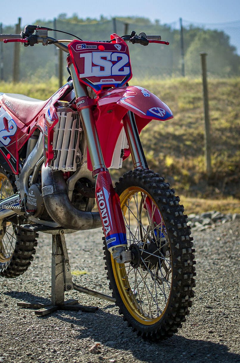 cr design kit adesivi motocross plastiche