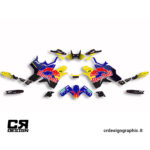 Kit Grafiche CFmoto MT450 Red Bell - immagine 2