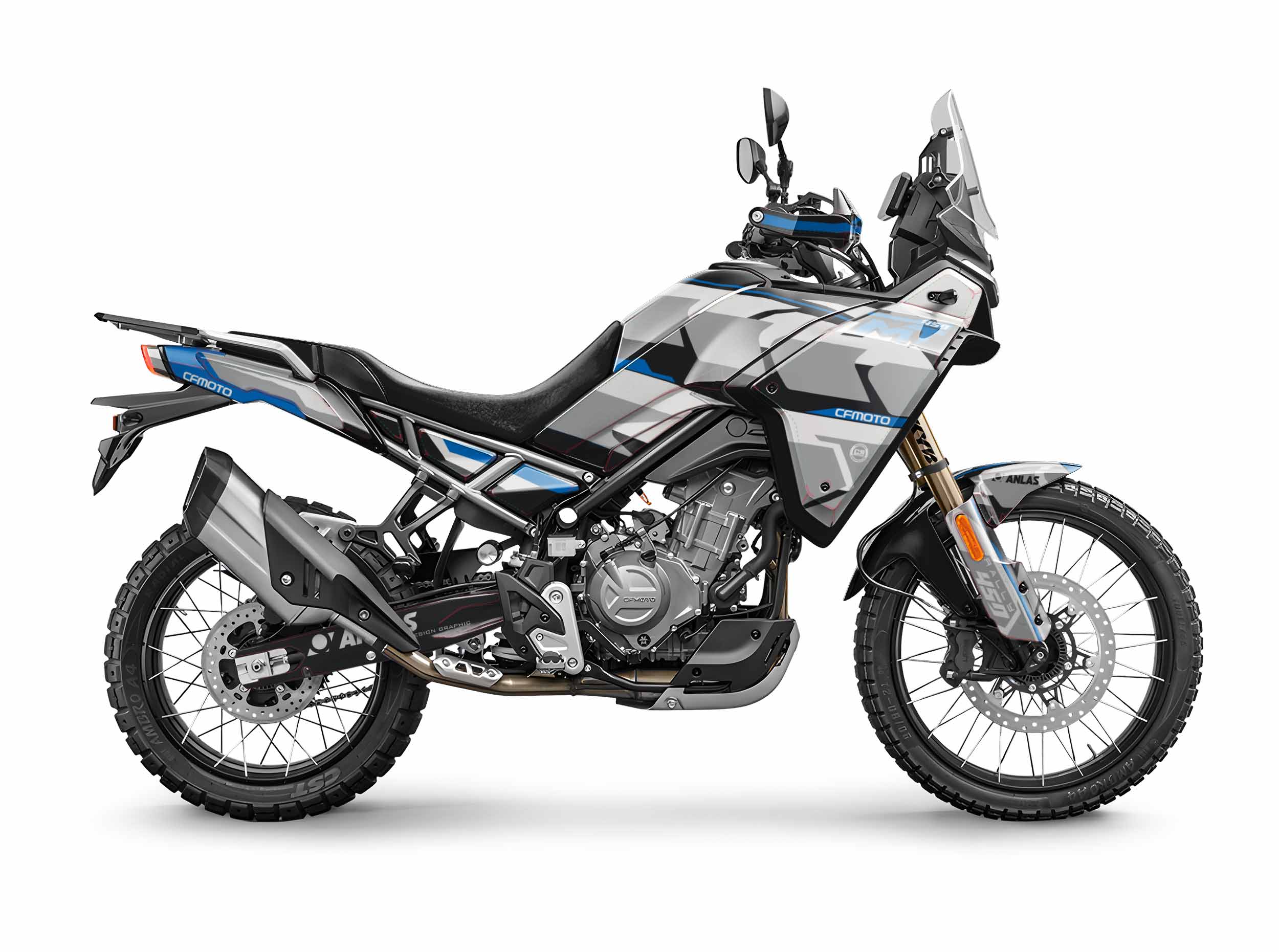 CF_450_GRAY Kit Grafiche CFmoto MT450 Gray - immagine 1